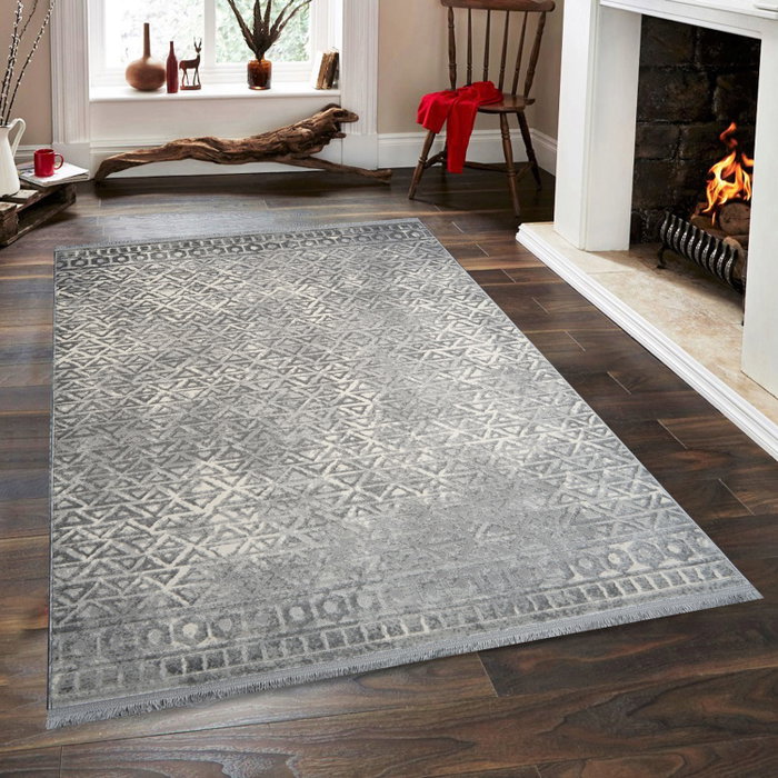 Conceptum Notta 1108 Alfombra Gris y Crema 120 x 170 cm Conceptum Notta 1108 Alfombra Gris y Crema 120 x 170 cm